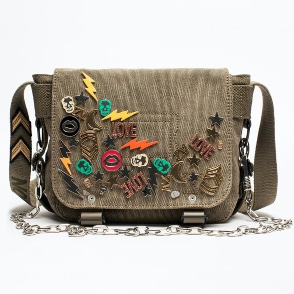Zadig and voltair canvas bag
